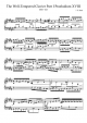 BWV 863 The Well-Tempered Clavier Part I Praeludium XVIII - Piano Sheet