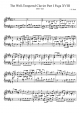 BWV 863 The Well-Tempered Clavier Part I Fuga XVIII - Piano Sheet