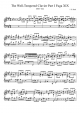 BWV 864 The Well-Tempered Clavier Part I Fuga XIX - Piano Sheet