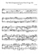 BWV 865 The Well-Tempered Clavier Part I Fuga XX - Piano Sheet