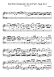 BWV 866 The Well-Tempered Clavier Part I Fuga XXI - Piano Sheet