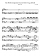 BWV 868 The Well-Tempered Clavier Part I Fuga XXIII - Piano Sheet