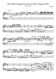 BWV 869 The Well-Tempered Clavier Part I Fuga XXIV - Piano Sheet