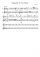 Dragonfly for Two Flutes - Piano Sheet