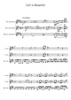 Life is Beautiful - Piano Sheet