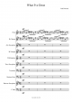 What I've Done - Piano Sheet