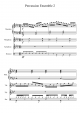Percussion Ensemble 1 modified - Piano Sheet