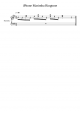 iPhone Marimba Ringtone - Piano Sheet