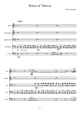 Robin Hood: Prince Of Thieves Theme - Piano Sheet