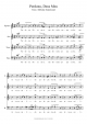 Perdonu, Deus Meu - Piano Sheet