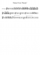 Theme From Rocky - Trumpet - Piano Sheet