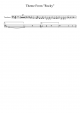 Theme From Rocky - Bone - Piano Sheet