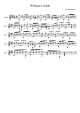 Willson's wilde - Piano Sheet