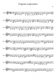 Original composition - Piano Sheet