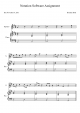 Notation software assignment - Piano Sheet