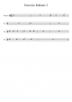 Esercizio Rullante 2 - Piano Sheet