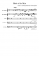 Maid of the Mist for Brass Quintet - Piano Sheet