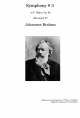 Brahms Symphony #3 Movement IV - Piano Sheet