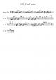 nfl fox theme - Piano Sheet