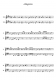Allegretto - Piano Sheet