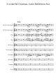 A wonderful Christmas, Under Bethlehems Star Wind n Brass - Piano Sheet