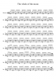 The whole of the moon - Waterboys - Drums - Piano Sheet
