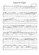 Prelude and Fugue for Organ - Fugue - Piano Sheet