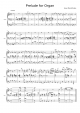 Prelude and Fugue for Organ - Prelude - Piano Sheet