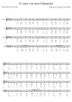 O viens vers nous Emmanuel - Piano Sheet