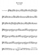 Bad Apple - Piano Sheet
