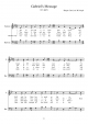 Gabriel's Message (Voice Parts Only)  - Piano Sheet