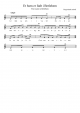Et barn er født i Betlehem - Piano Sheet