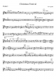 Violin I(Christmas Festival) - Piano Sheet