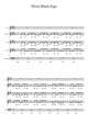 White Blank Page - Piano Sheet