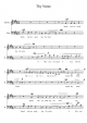 Thy Name - Piano Sheet