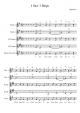 I Saw 3 Ships - Piano Sheet