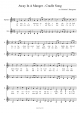 Away In A Manger - Cradle Song - Piano Sheet
