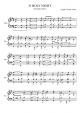 O HOLY NIGHT - Piano Sheet