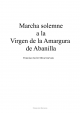 Marcha solemne a la Virgen de la Amargura de Abanilla - Piano Sheet