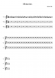 Memories 1 - Piano Sheet