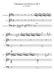 Christmas Carol Service 2011 LEAD SHEET - Piano Sheet