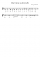 Moş Crăciun cu plete dalbe - Piano Sheet