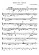 Contra Alto Clarinet - Piano Sheet