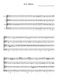 Ave Maria, Caccini - Piano Sheet
