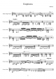 Emptiness - Piano Sheet