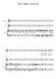 THE THREE RAVENS - Piano Sheet