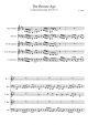 The Bronze Age - Piano Sheet