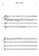 Music Video slow and improved! - Piano Sheet