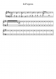In Progress - Piano Sheet