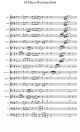 Eb Major Marching Band - Piano Sheet